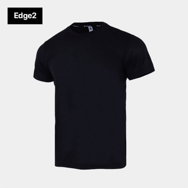 무토 MOOTO 쿨라운드 티셔츠 엣지_블랙 기능성 반팔티