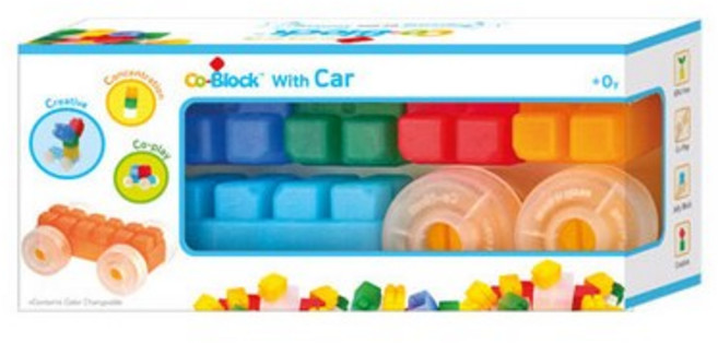 코블록 위드카 10p, mixed colors, 1개