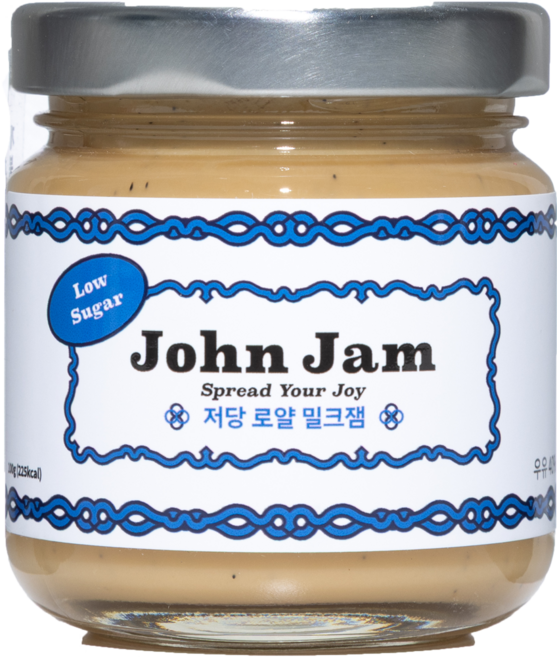 존잼 저당 시그니처 로얄밀크잼 로얄스프레드 바닐라빈, 100g, 1개