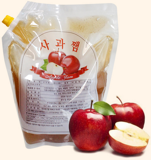 부국 사과잼 (파우치), 1개, 3kg