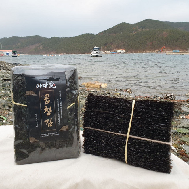 [바다애] 24년 첫출하 햇 곱창김 명품김 100매, 1개
