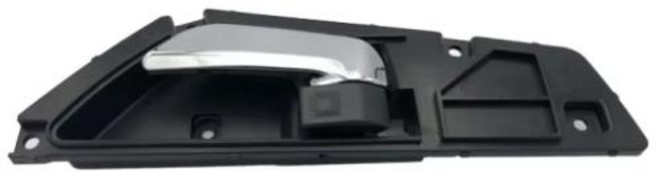 차량 손잡이 핸들 X60 인테리어 내부 걸쇠 문짝 용 블랙 자동차 LIFAN, Front Left, 1개