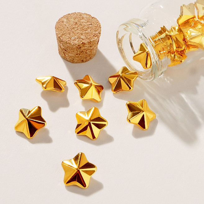 [골드팡] 24K 순금 콩알별 금테크 오브제 1g+미니유리병 증정 (당일도착) 통통스타 땅콩금 쌀알금 순금골드바 주물금 반려금 황금덩어리 미니금 행운선물추천