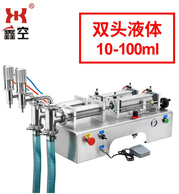 자동 액체 저점도 정량 액상충진기 고점도 흡입식 파이프 100~1000ml 소분기, O. 이중 헤드 액체 10100