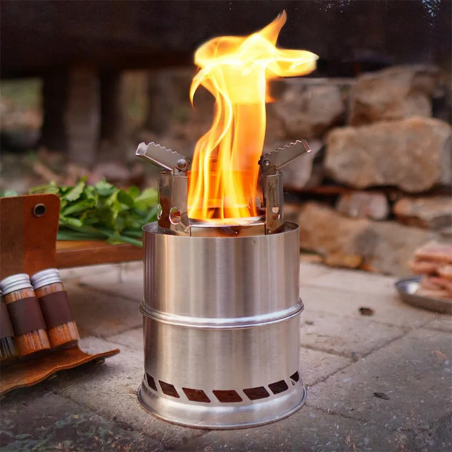 캠핑화로대 불멍 휴대용 접이식 스토브 바베큐 BBQ 숯불 야외용, 1개
