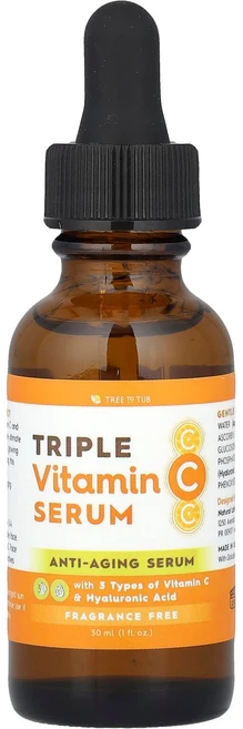 트리 투 텁 트리플 비타민 C 세럼 무향 30ml (1 fl oz) TOB-93403 - 쿠팡