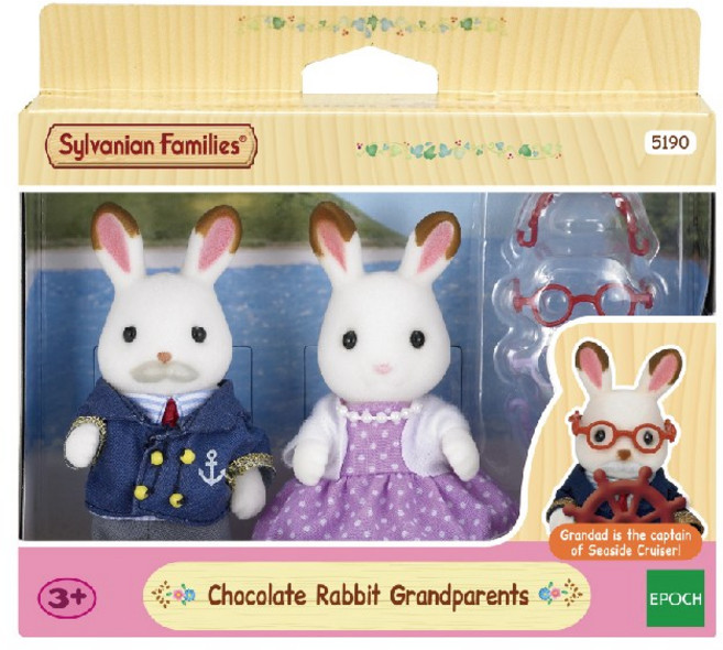 실바니안패밀리 크루즈선장부부 피규어, 1세트