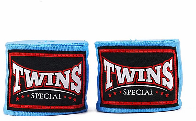 트윈스 CH5 복싱 핸드랩 4.5m / 권투 붕대 밴디지, 라이트 블루, 1세트