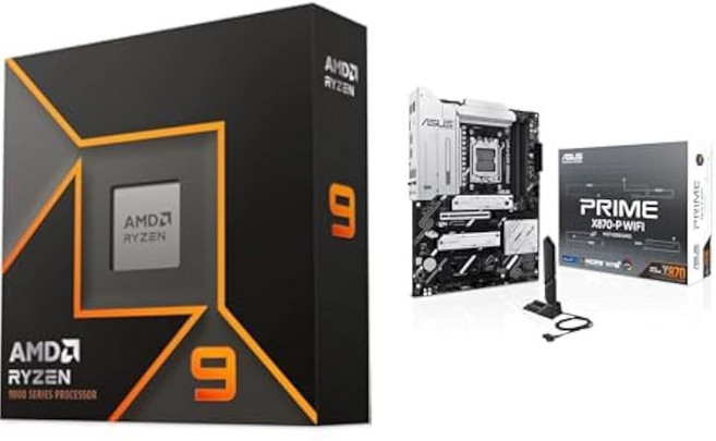 AMD Ryzen 5 7600X 6코어 12스레드 해제 데스크톱 프로세서, Bundle, 5 C 7600X ROG CR HAIR X87