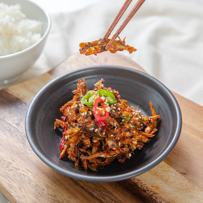 백년찬방 고추장 멸치볶음 수제 가정식 반찬, 1개, 220g