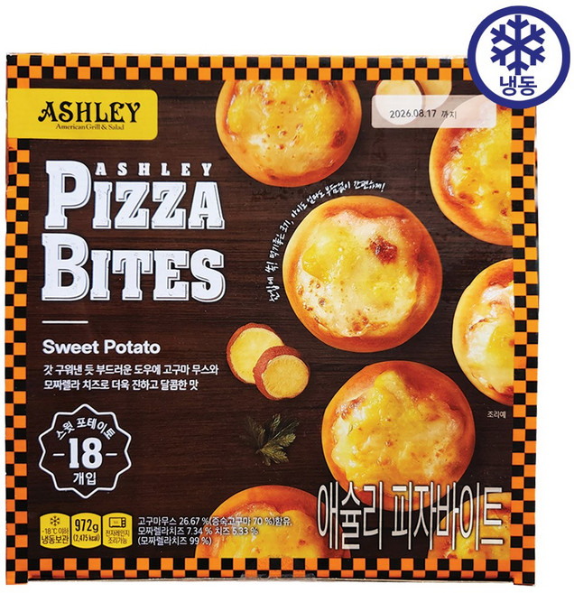 애슐리 피자바이트 고구마무스, 18개, 54g