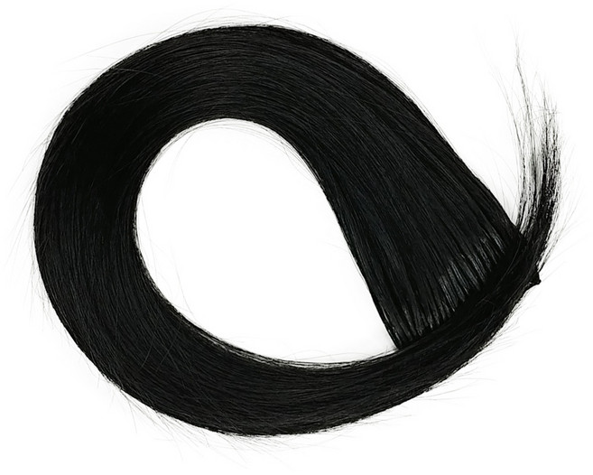 프리티레이디 100% 인모 스킬땋기 20인치(52cm) 100가닥(45g) 땋기 전문가용 인모붙임머리 헤어피스 부분가발 매직기 펌 가능, #1, 1개