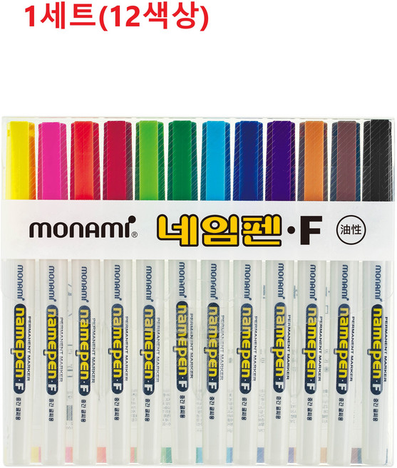 모나미 중간글씨용 네임펜 세트, 5세트