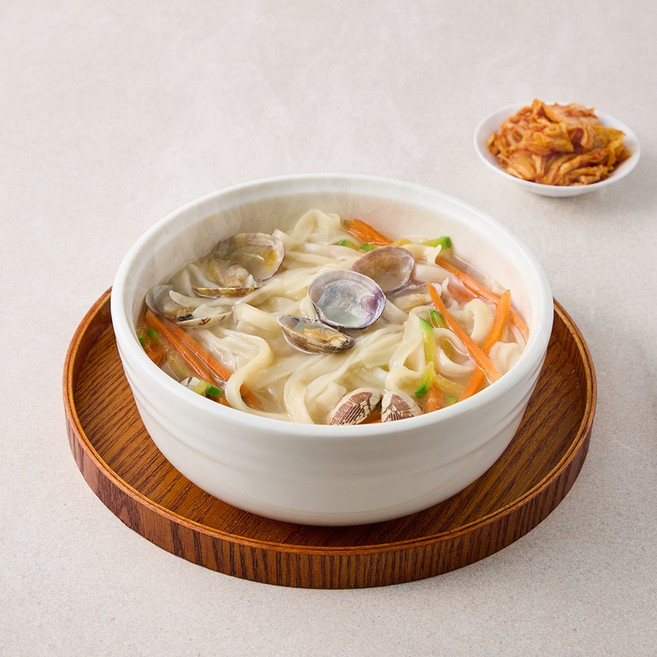 깔끔담백! 군산 엄마손 생면 바지락 칼국수 (소스 포함), 6세트, 200g