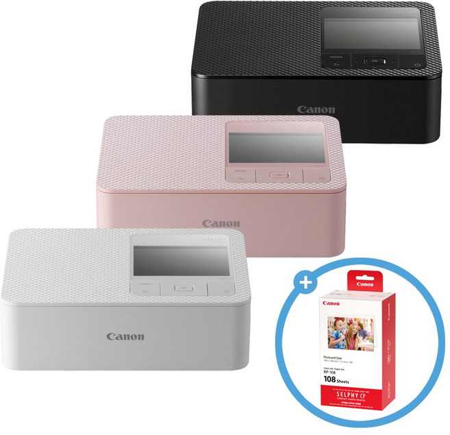 캐논코리아 정품 셀피 CP1500 + 인화지 RP-108, 화이트
