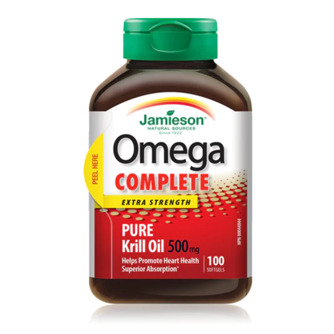 자미에슨 크릴오일 오메가3 500mg 100정, 1개
