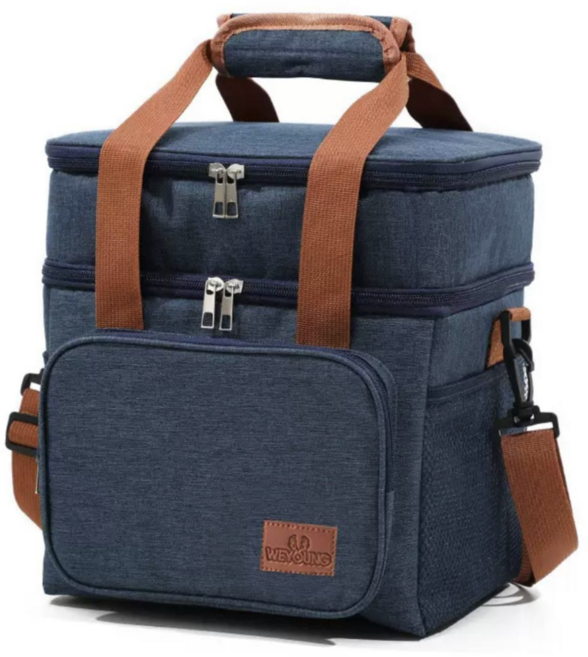 보온 보냉 아이스 도시락가방, 블루