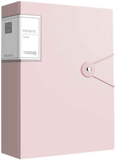 이이공브이샵 A4 클리어 파일 100매, 1개, 핑크