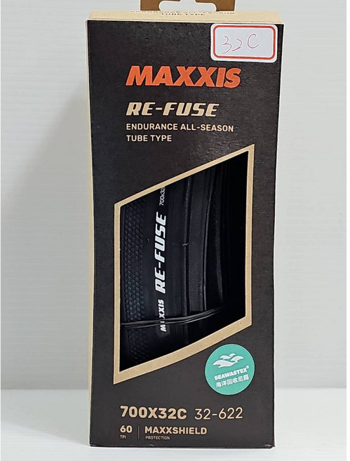 MAXXIS NEW RE-FUSE 公路車外胎 長距離旅行外胎 環島專用外胎 700*25C 28C 32C 長程外胎, 1個, 700*32C長程外胎*1條