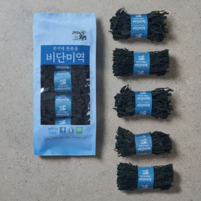 [청해거상] 한끼 한묶음 완도 비단 미역 100g 산지직송, 1개
