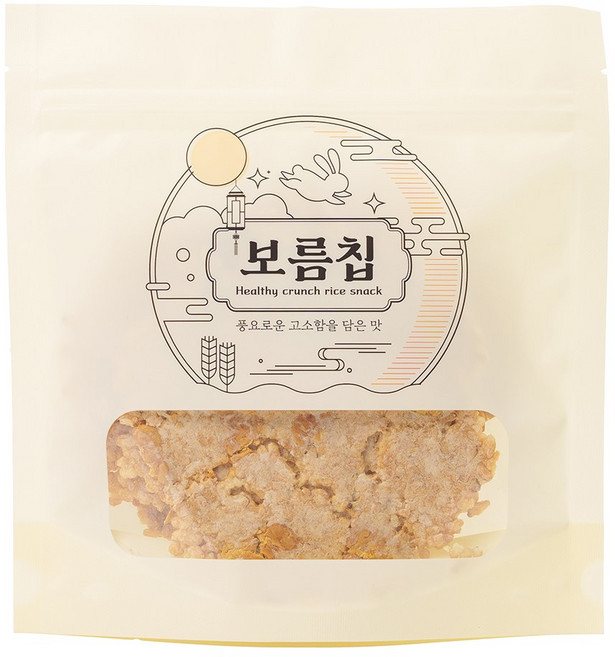 꼬소당 보름칩 현미 병아리콩 누룽지칩, 1개, 100g