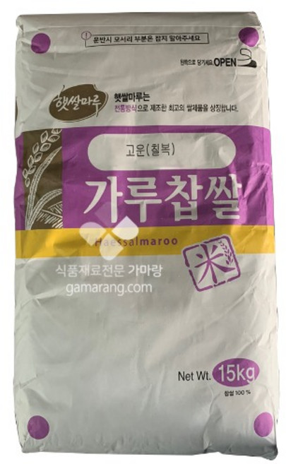 햇쌀마루 가루찹쌀 15kg 대두식품 국산찹쌀100%, 1개