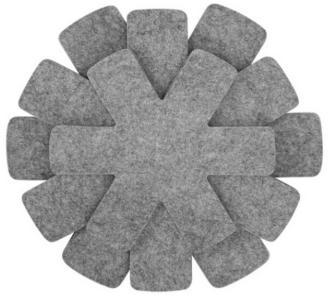 나홈 후라이팬 보호패드 3종 세트, 4세트