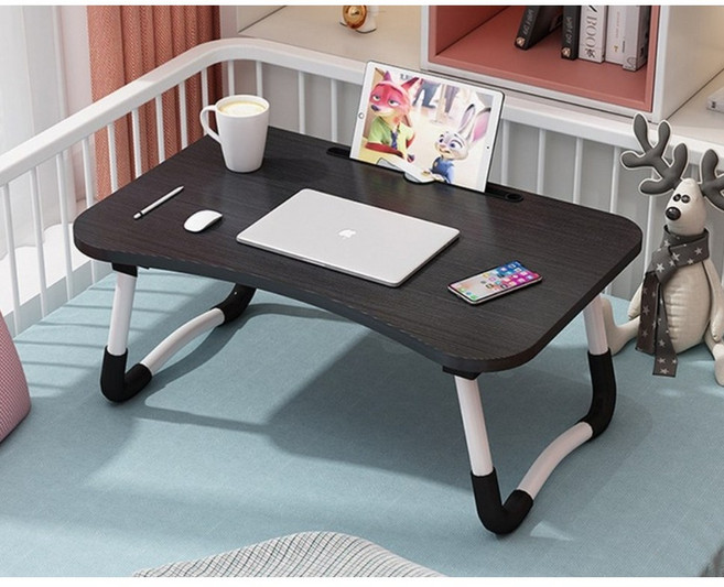 (L.P.A. Trade) 침대책상 당일발송 접이식테이블 캠핑테이블 좌식책상, 블랙