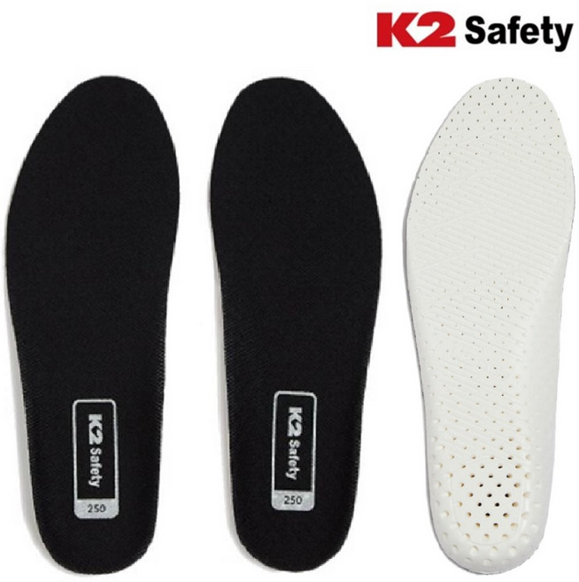 K2 safety 고탄성 충격흡수 프리미엄 안전화 신발 깔창 쿠션밑창 밑창, 1개