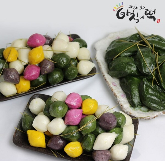 [아침에떡]정성담은 송편세트 2호 2kg (오색송편 94개), 21.27g, 94개