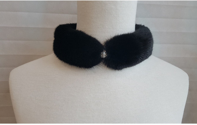 [만도모피/졸리엠디] 유럽산 휘메일 밍크 초커목도리/ 5가지 색상