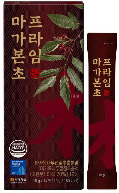국내산 마가목진액 마가목 즙 마가 본초 프리미엄, 14개, 15g