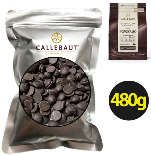 [벨기에산]카카오 80% 칼리바우트 다크80% 초콜릿 깔리바우트, 1개, 480g