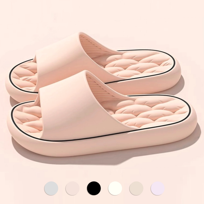 리빙도감 실내 슬리퍼 거실 실내화, 1개, 핑크