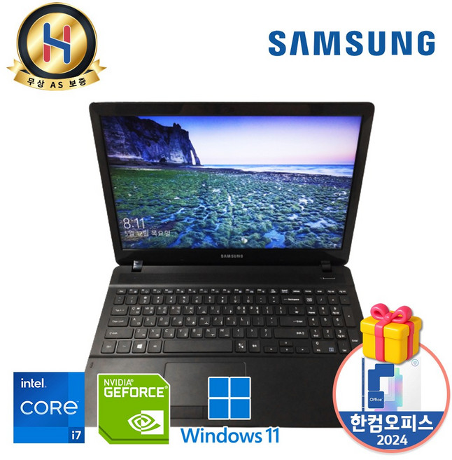 삼성노트북 초가성비 인강용 사무용 자녀용 인텔 코어 SSD 윈도우11, NT301E5C, 240GB, 8GB, WIN11 Home