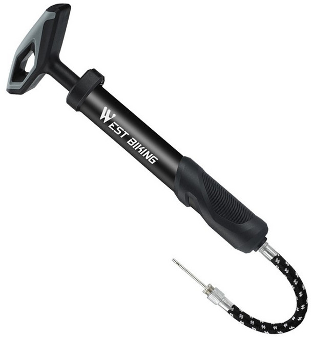 시그니처베이지 공 볼 에어 펌프 공기주입기 YPZ183, 블랙, 1개