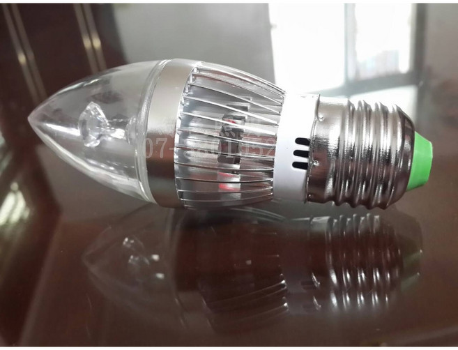 綠色照明 LED 5W 藍光 燈泡 E27 C35 台灣製造, 1個