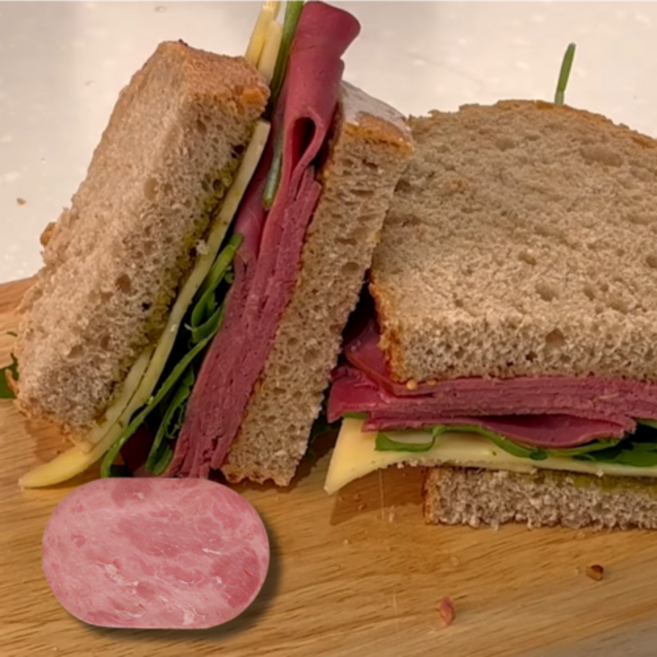 소고기 홍두깨살 파스트라미 슬라이스 10장, 240g, 1개