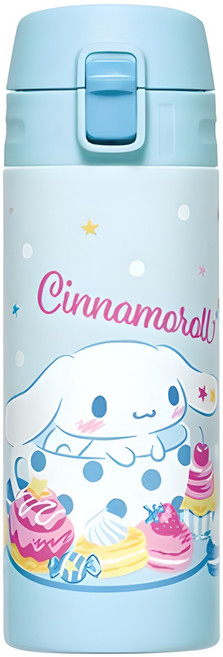 락앤락 뉴스쿨핏 산리오캐릭터즈 원터치 텀블러, 시나모롤, 400ml, 1개