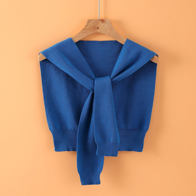 하트팝 페이크니트 어깨니트숄 레이어드 가디건