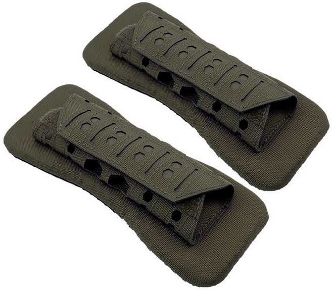 노스바이크 군장 어깨패드 자유로운 탈부착형 1세트 NB-128, 2개, 카키