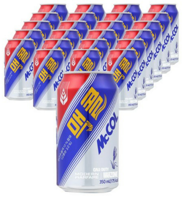 일화 맥콜 350ml (24캔), 24개