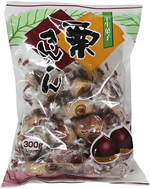 마루이치세이카 밤긴돈 밤만쥬, 300g, 1개