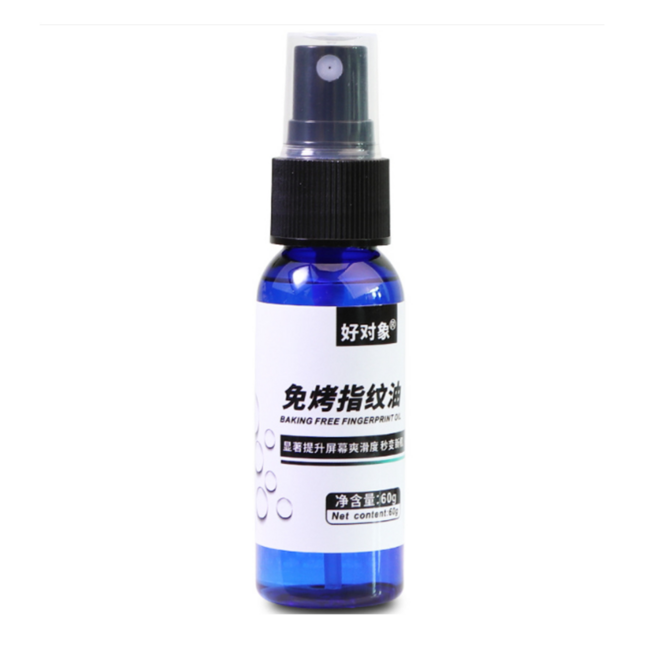 好对象 免烤指紋油奈米鍍膜噴霧 屏幕疏油層修復液 手機鏡頭, 透明, 1個