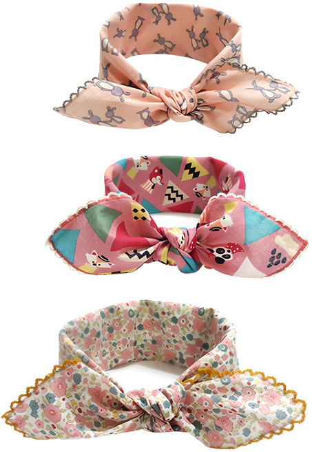 우주아이 여아용 레이스 스카프 3p 세트