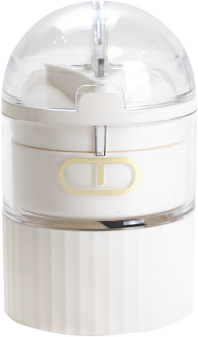 미니고 올인원 청소솔포함 알약분쇄기, 화이트+청소솔