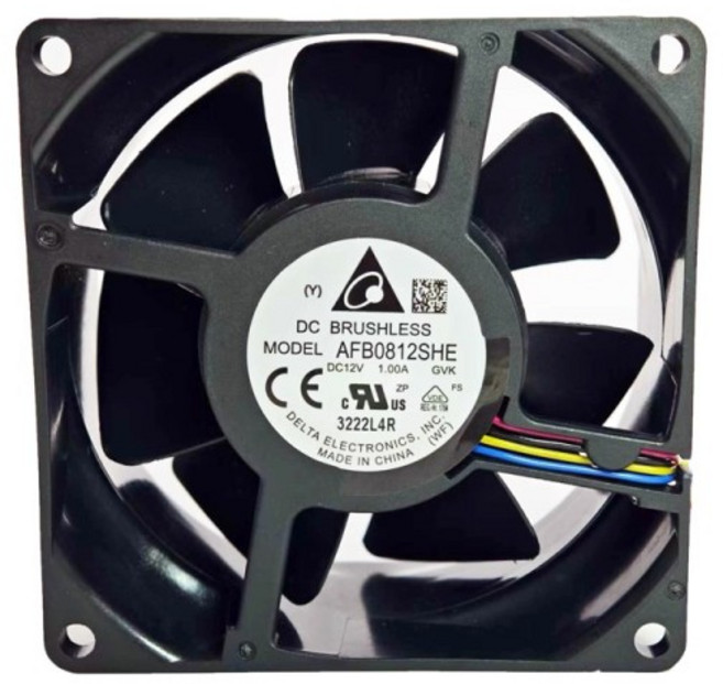 Afb0812she 8038 8cm 12v 1.00a 더블 볼 서버 충전 파일 냉각 팬