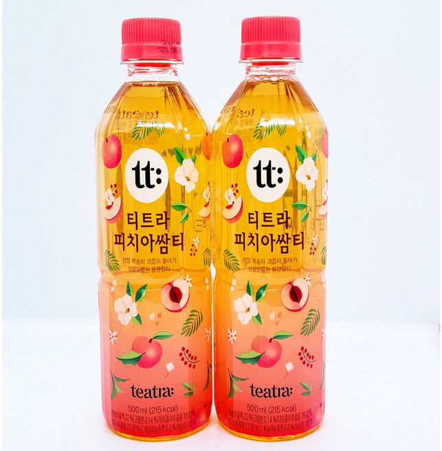 티트라 피치 아쌈티, 36개, 500ml