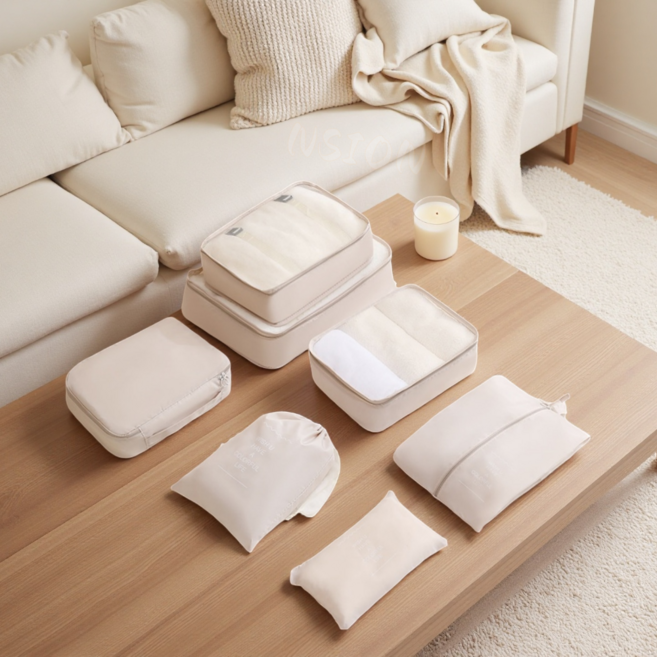 NSION 여행용 파우치 7종 세트 캐리어 정리