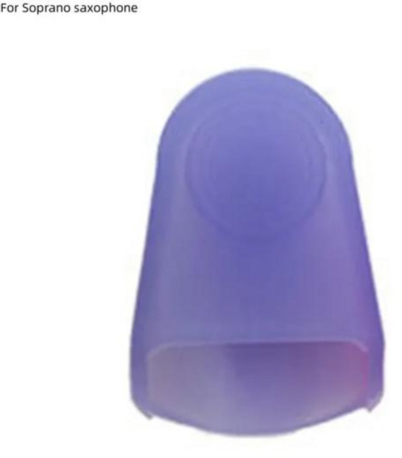 색소폰 마우스피스 캡 실리콘 고무 클라리넷 알토 테너 소프라노 휘슬 피스 촉촉한 유지, [07] Purple S Size, 1개